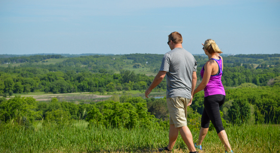 hiking couple