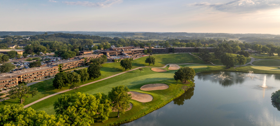 Aerial shot of Grand Geneva