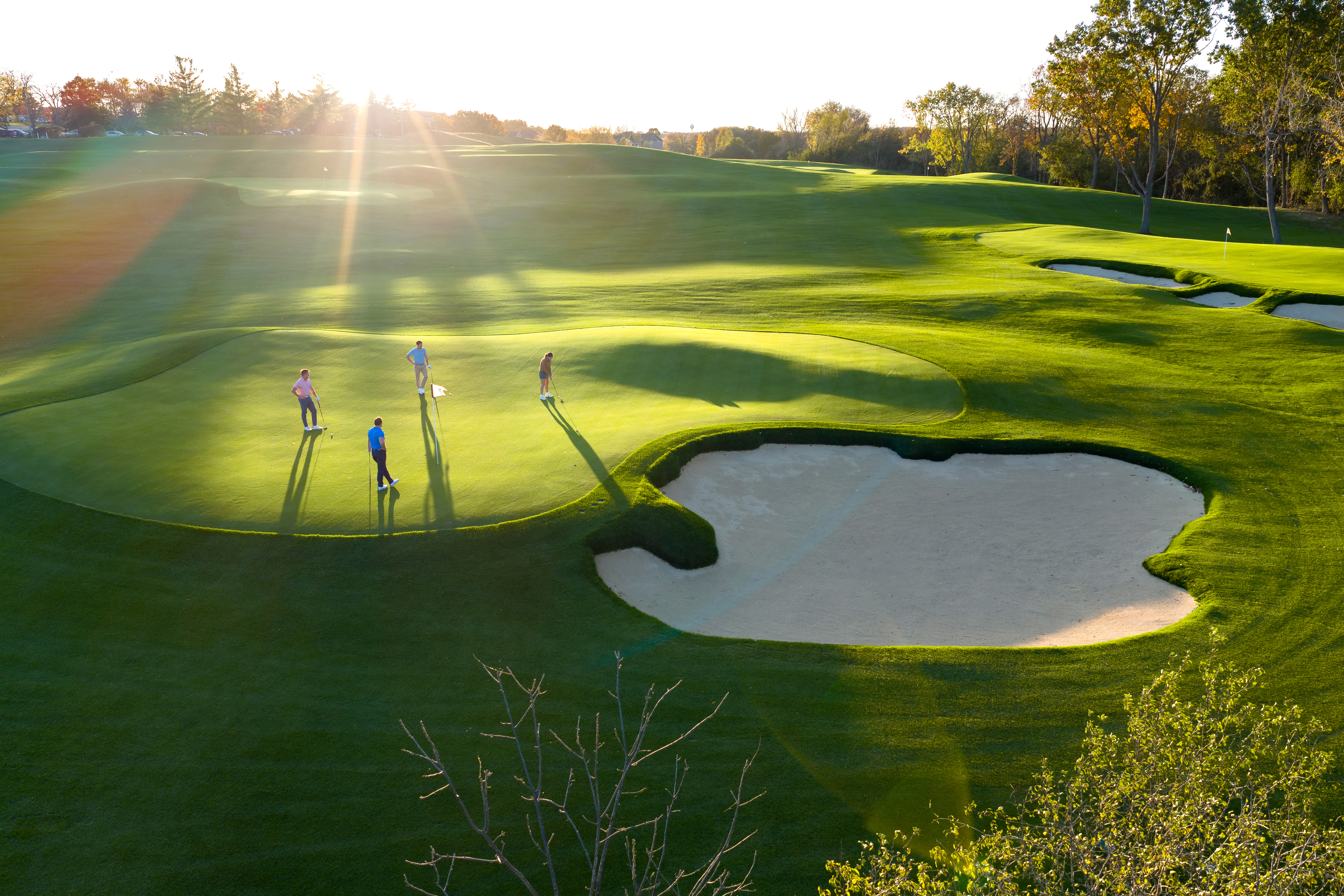 Golfers enjoying Wee Nip Short Course at Grand Geneva Resort & Spa