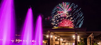 Fireworks over the Main Lodge
