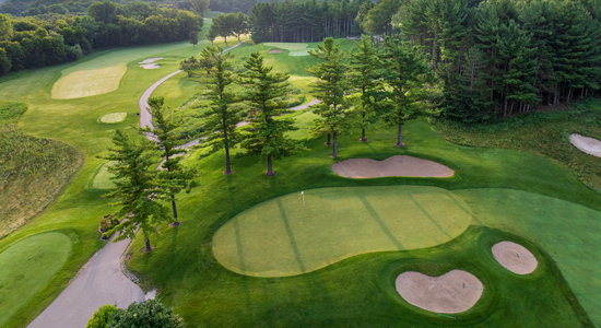 Aerial of The Highlands Golf Course
