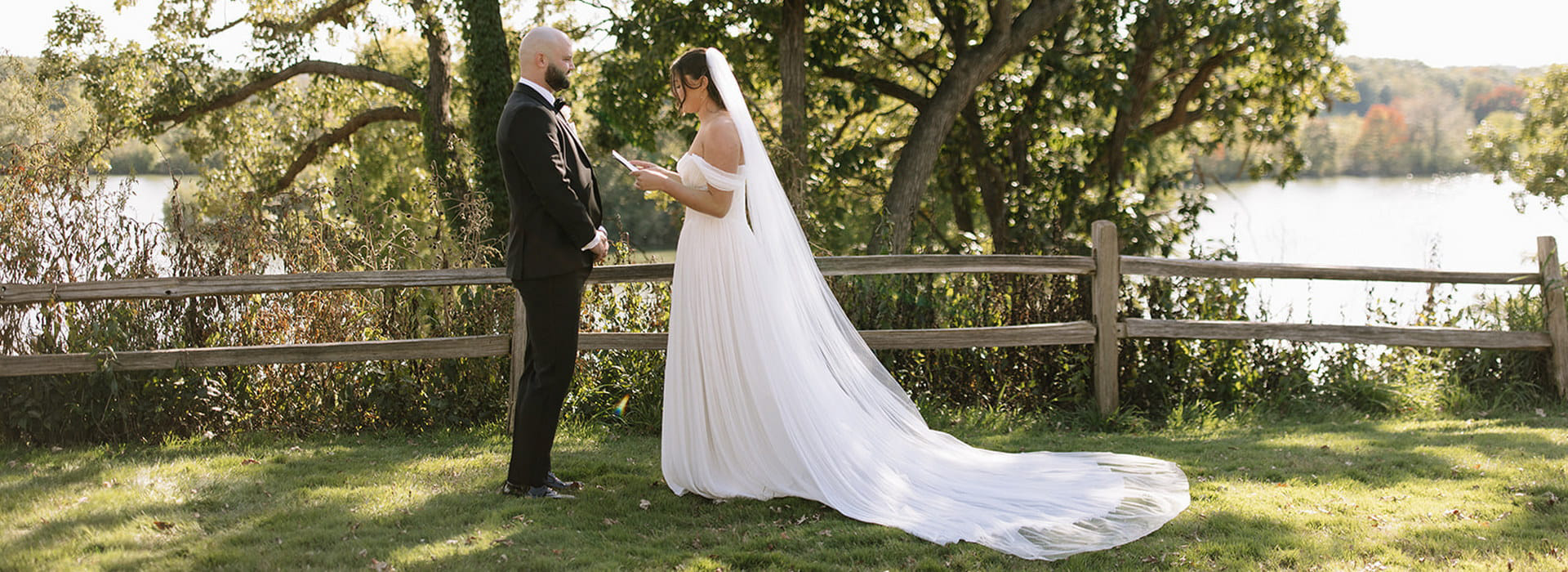 Wedding Couple Outdoors
