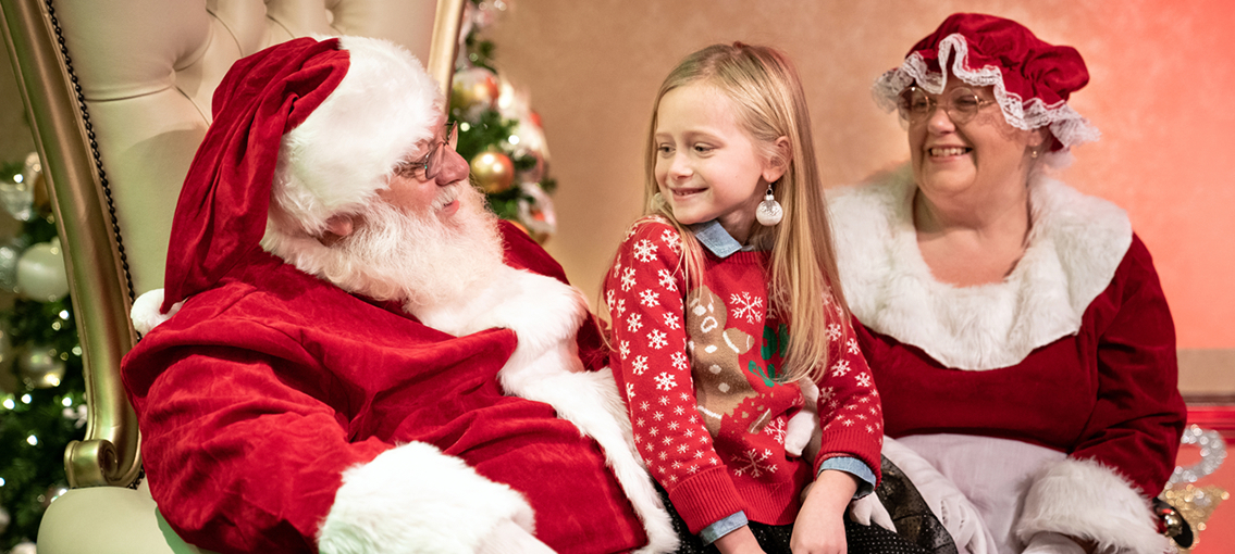 Black Friday/Cyber Monday Preview In-Room Christmas Tree Service with family